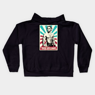 Vintage Retro Trick Williams Wrestling Kids Hoodie